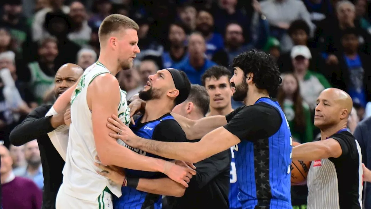 Celtics-Magic Game Ends with On-Court Brawl