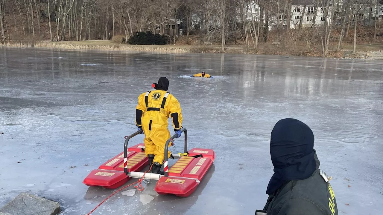 Teenager Rescued After Falling Through Ice on Massachusetts Reservoir