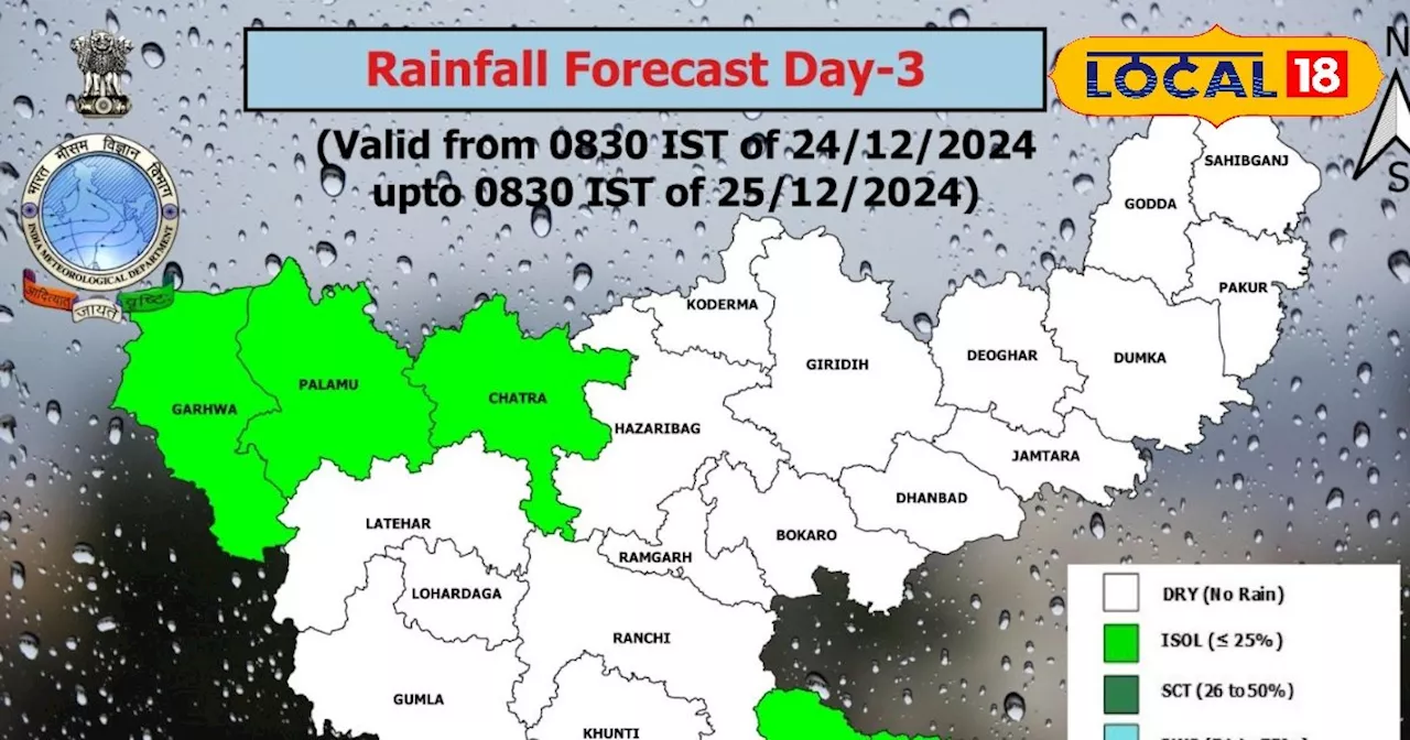 झारखंड में बारिश और कड़ाके की ठंड