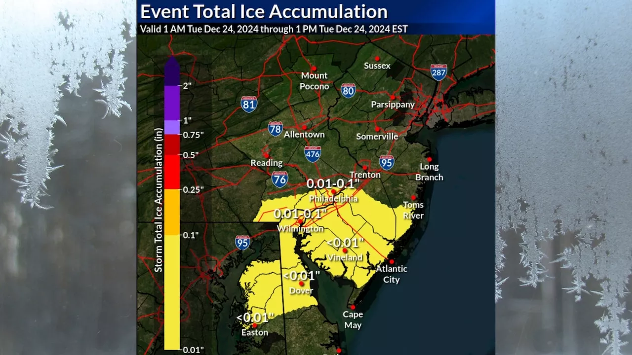 Light Snow, Wintry Mix Expected for Christmas Eve in New Jersey