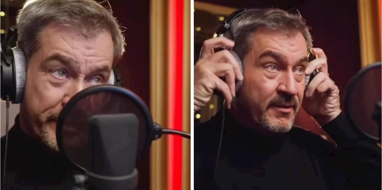 Söder wird zum Weihnachts-Popstar