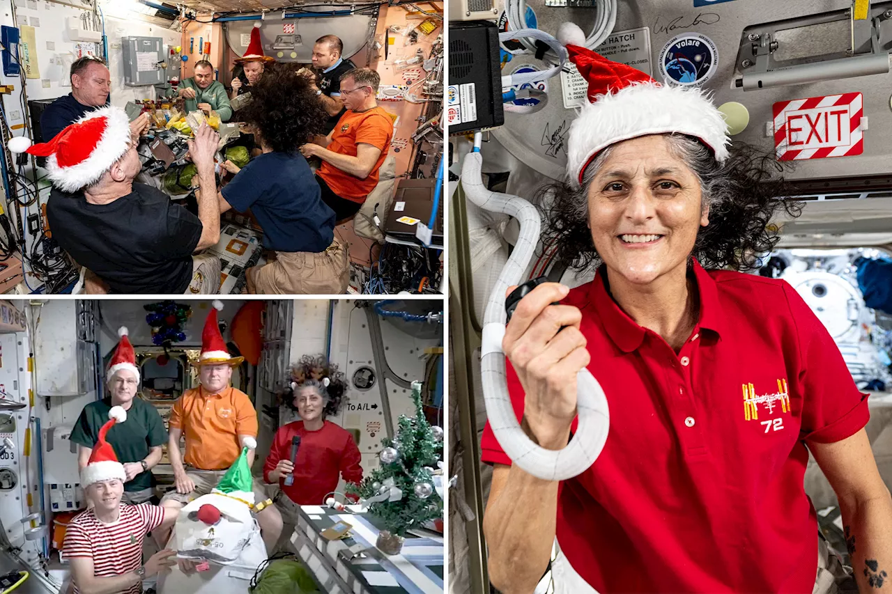 Astronauts Celebrate Christmas in Space After Return Mission Delayed