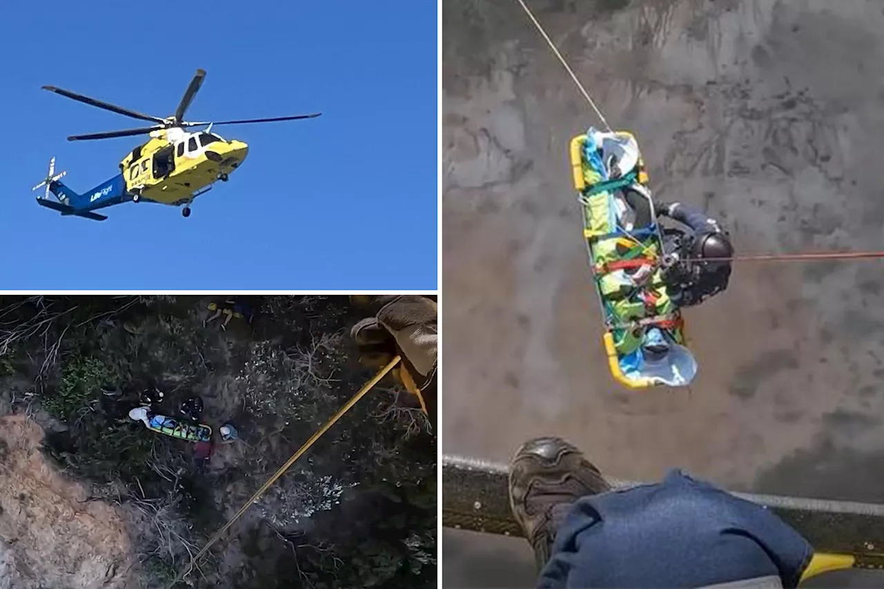 Paraglider Winched to Safety After Horrific Mid-Air Collision