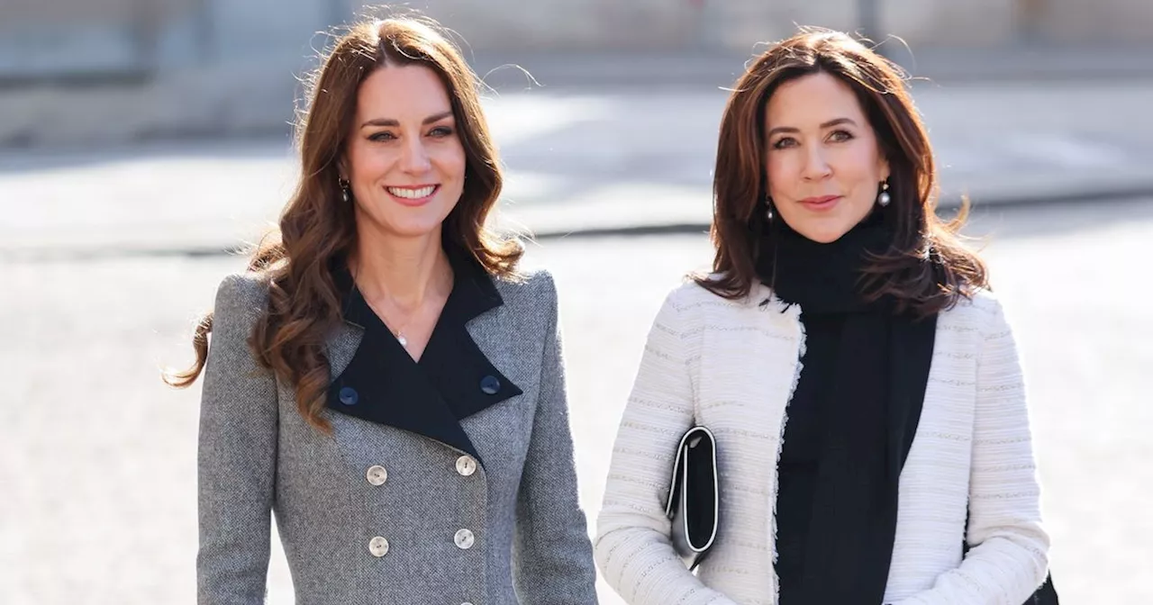 Kate Middleton and Queen Mary's Christmas Style Twinning Moments