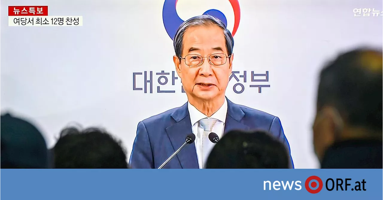 Amtsenthebungsverfahren gegen südkoreanischen Präsidenten Han Duck Soo droht