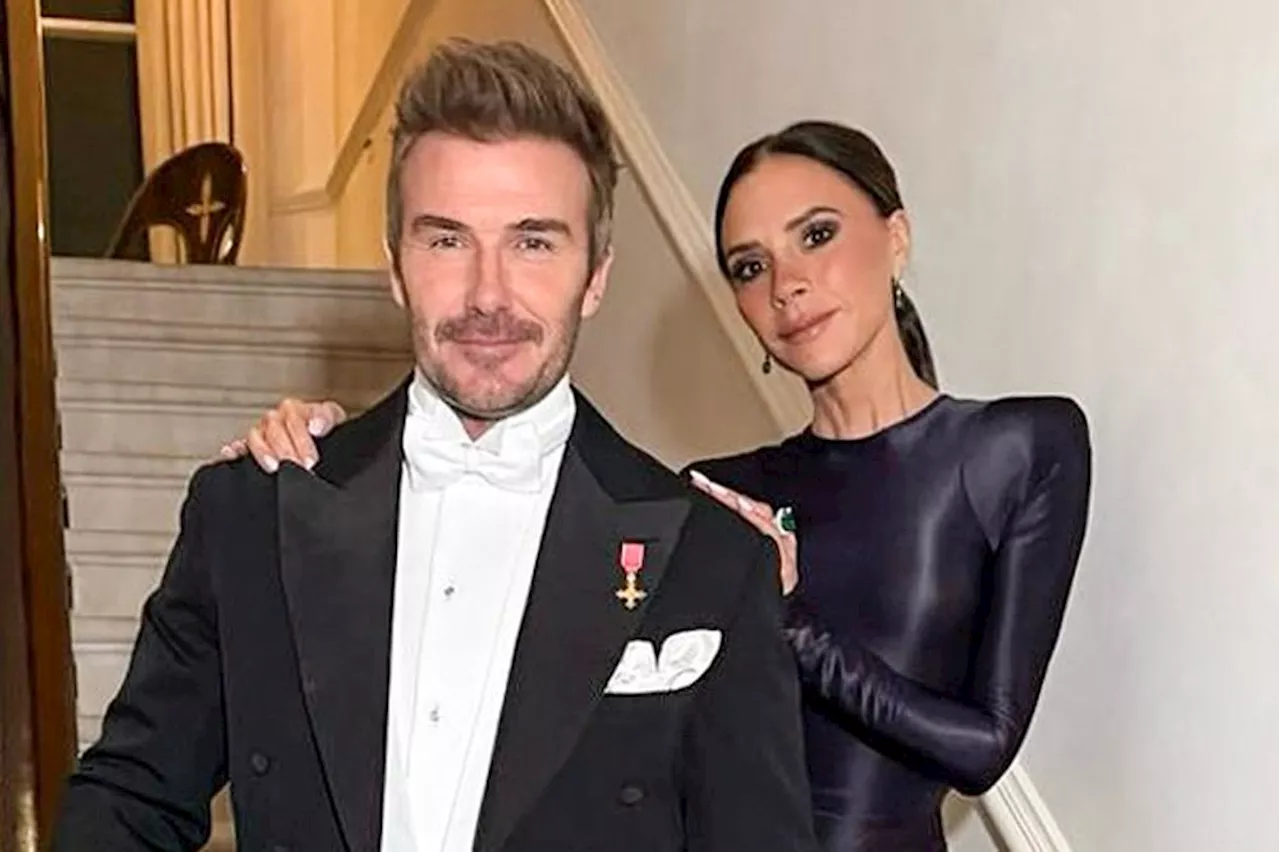 David and Victoria Beckham Celebrate Christmas in Style