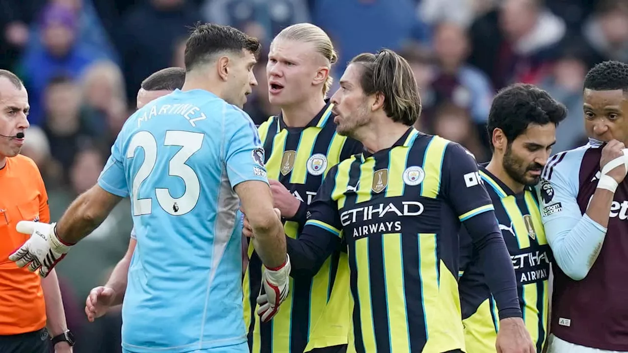 Martinez, Grealish Chambrent lors de la Victoire d'Aston Villa contre Manchester City