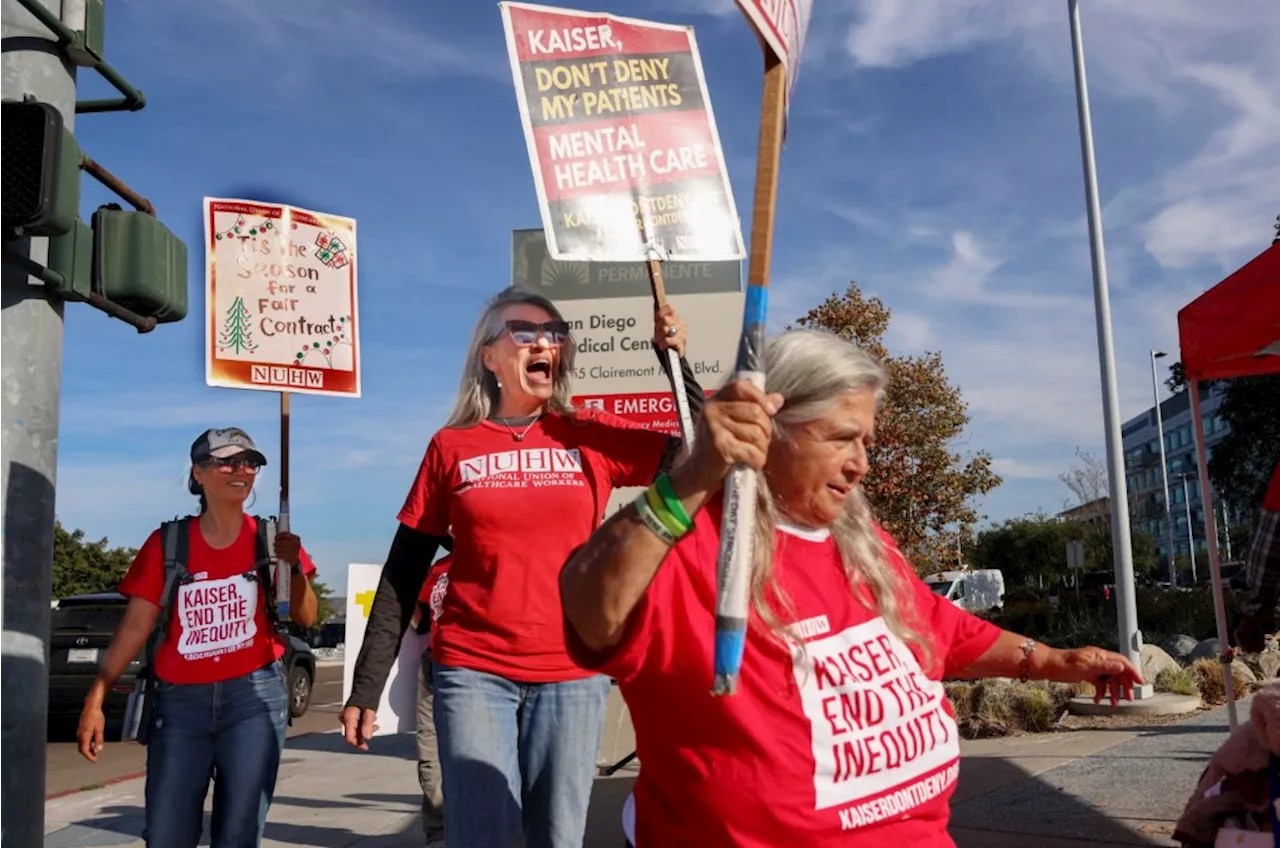 Kaiser Mental Health Workers Continue Strike, Facing Financial Hardship