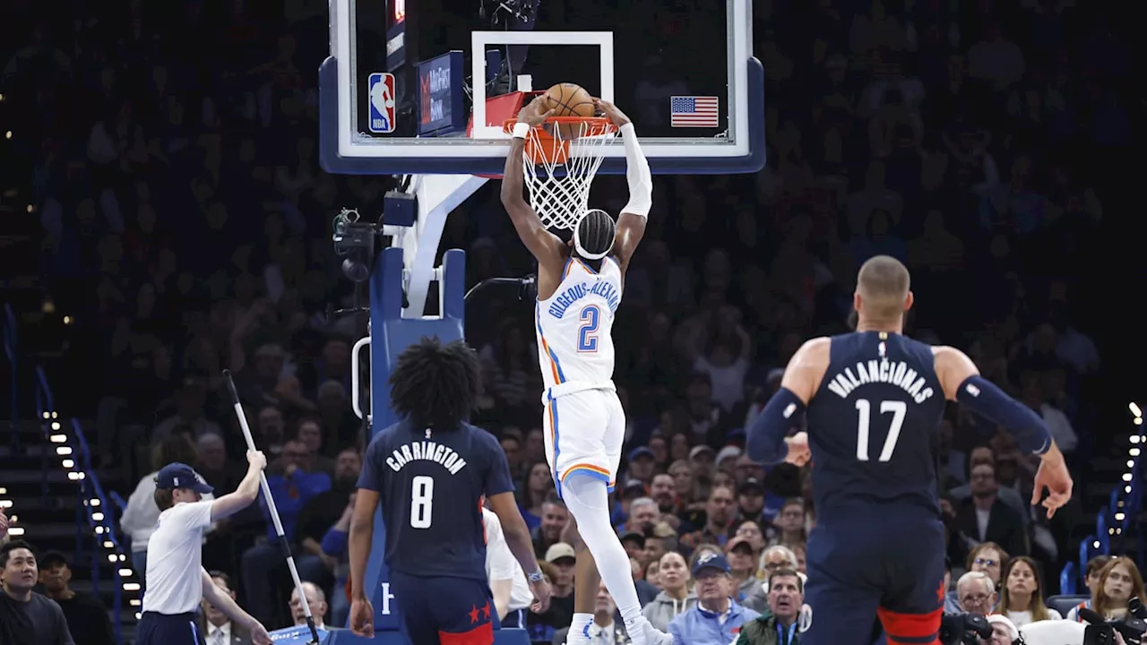 Thunder Dominate Wizards in 123-105 Victory