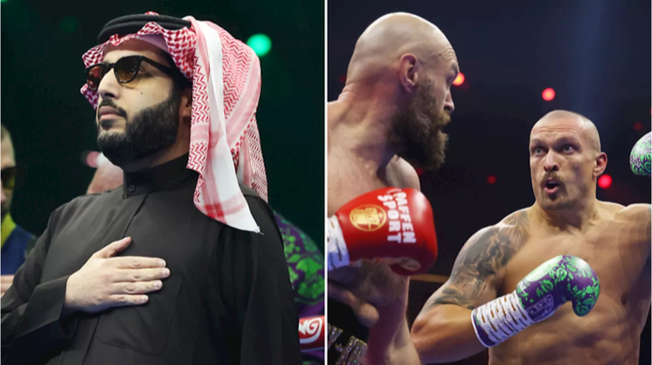 Fans hail Turki Alalshikh 'the saviour of boxing' after spotting what he did two days after Usyk vs Fury 2