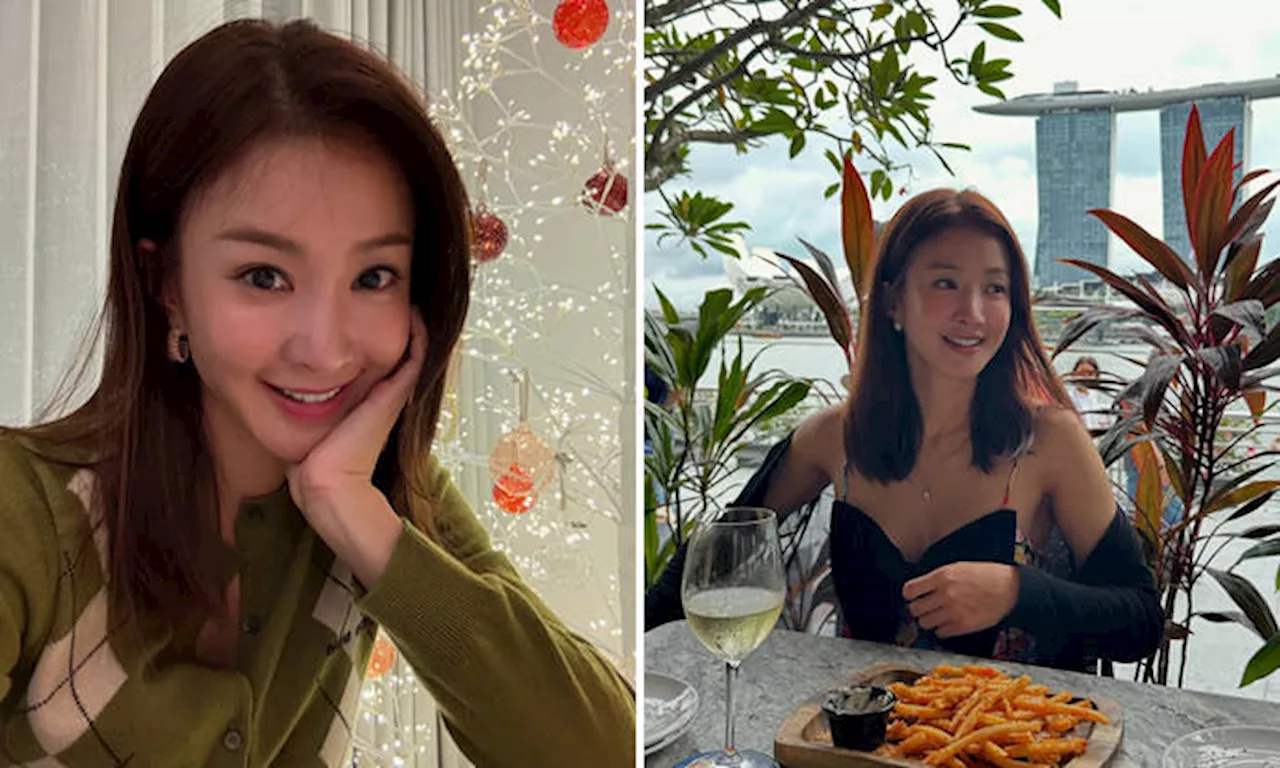 South Korean Actress Lee Si-young Spends Holiday in Singapore with Son