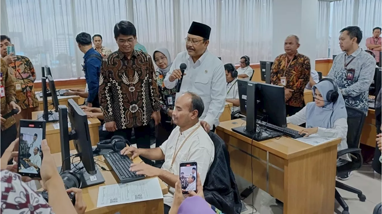 Gus Ipul Tinjau Penilaian Kompetensi PNS Netra dengan Sistem CACT