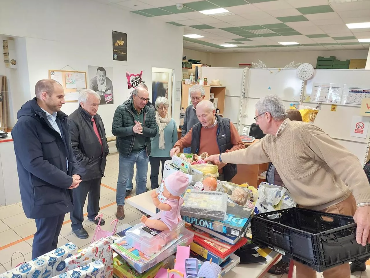 Barbezieux-Saint-Hilaire : Noël solidaire revient les bras chargés aux Restos du cœur