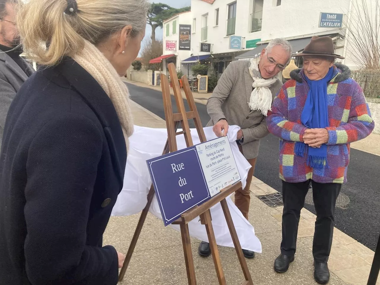 La Cotinière: inauguration des derniers aménagements du port et de la rue du Port