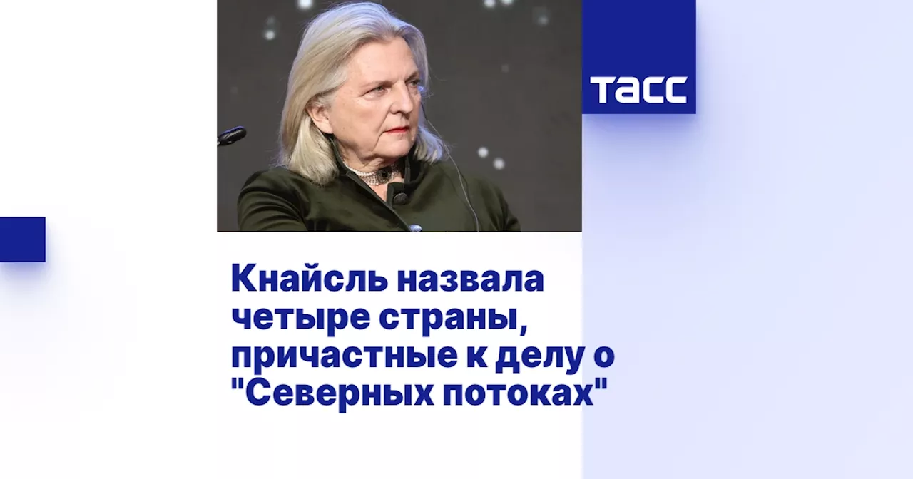 Бывший глава МИД Австрии назвала четыре страны-подозреваемых по делу о взрыве «Северных потоков»