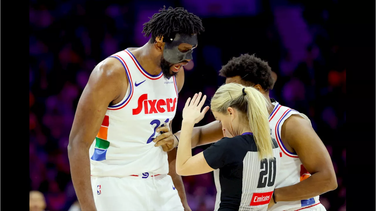 Embiid Ejected After Confronting Referee in 76ers Win