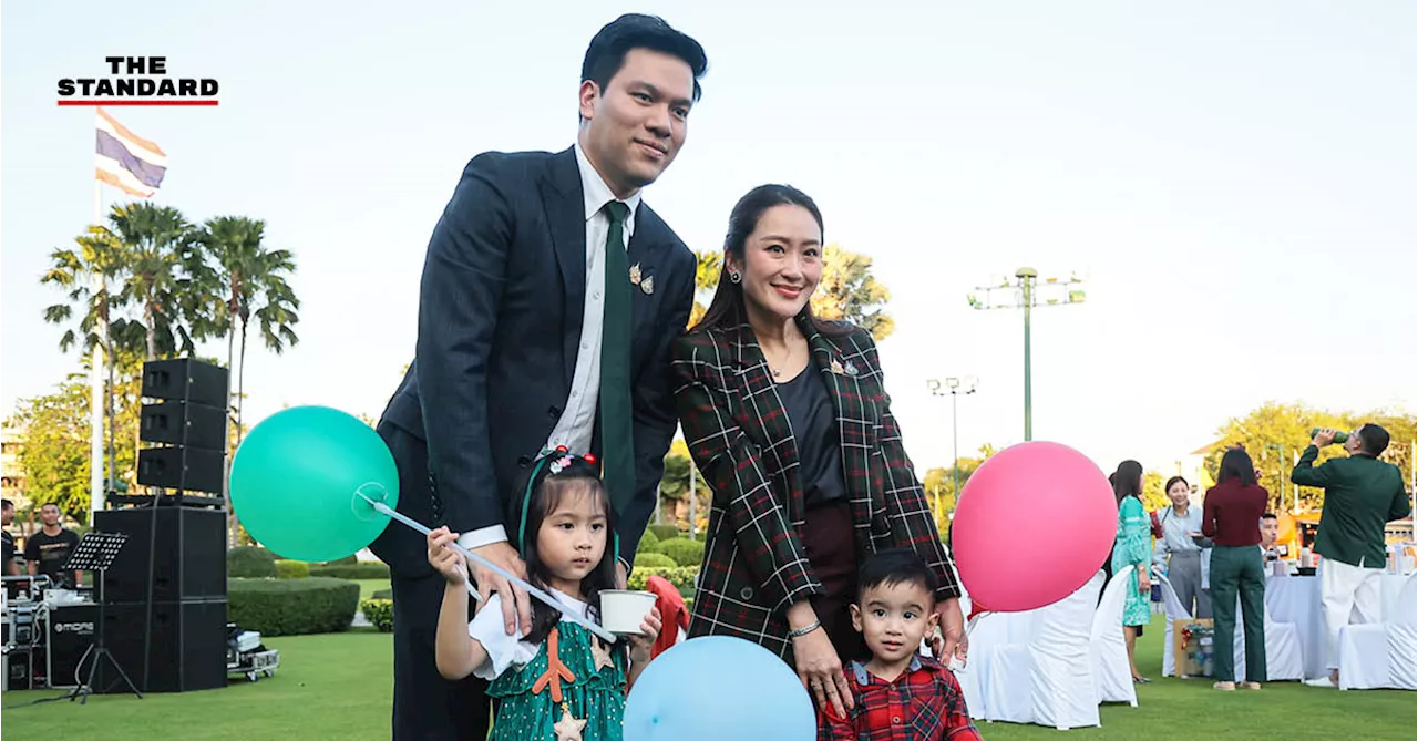 นายกฯ พร้อมครอบครัว ร่วมงานเลี้ยงปีใหม่สื่อ