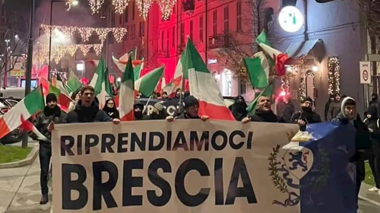 A Brescia polemiche per un 'aperitivo tricolore' organizzato da gruppi di estrema destra