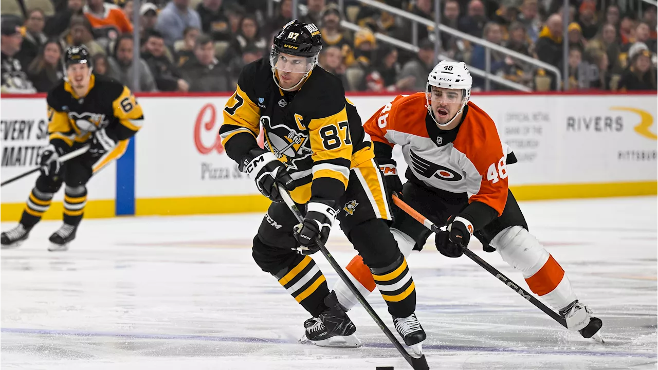 Crosby Ties Franchise Assist Record in Penguins Victory