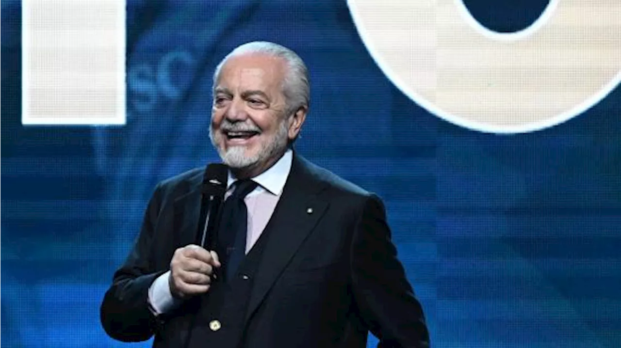 De Laurentiis ai tifosi: 'Possono dire ciò che vogliono, ma noi napoletani abbiamo una marcia in più'