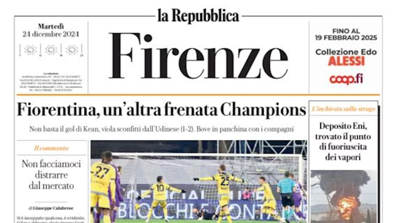 Fiorentina Sconfitta contro l'Udinese: La Sconfitta di Natale