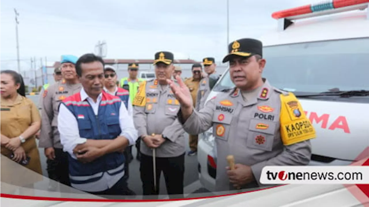 Kapolda Sumut Tinjau Kesiapan Pos Pelayanan Nataru di Tol Sinaksak