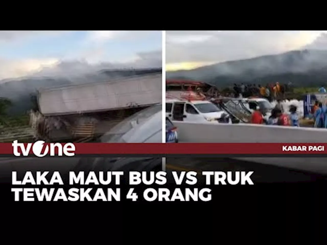  Kecelakaan Bus Pelajar di Tol Lawang Tewaskan 4 Orang