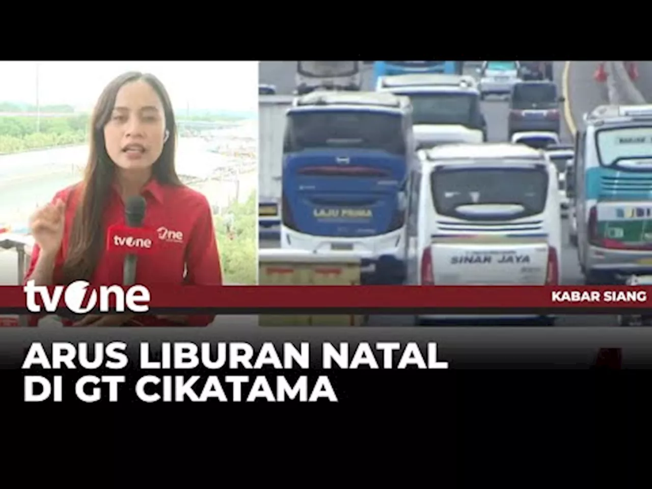 Kondisi Gerbang Tol Cikampek Utama Lancar Selama Liburan Natal & Tahun Baru