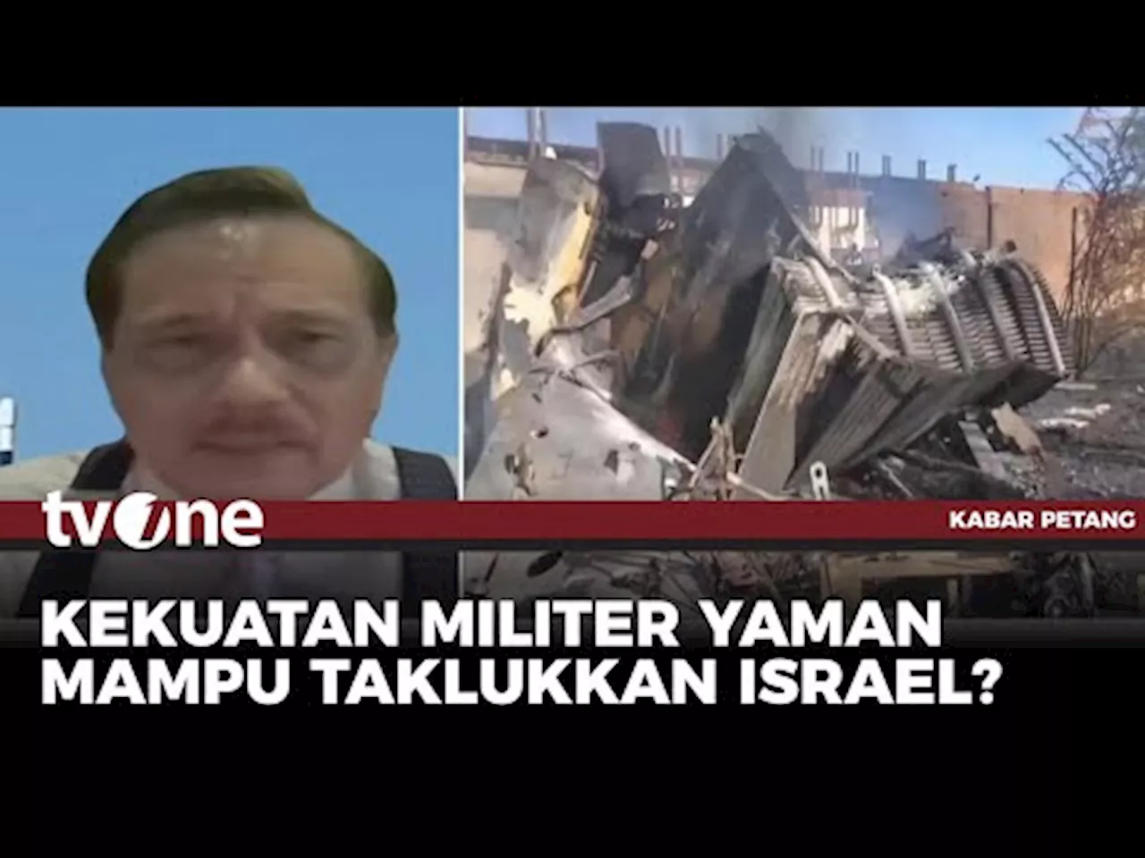 Rudal Yaman Jatuh di Wilayah Tel Aviv