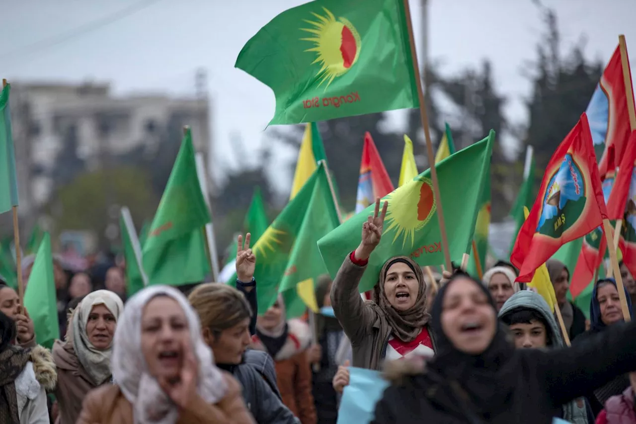 Syrian Women Protest for Rights and Condemn Turkey's Offensive