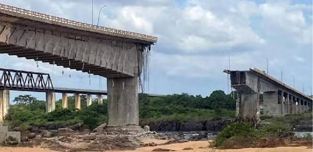 Polícia Federal investiga queda da ponte entre Tocantins e Maranhão