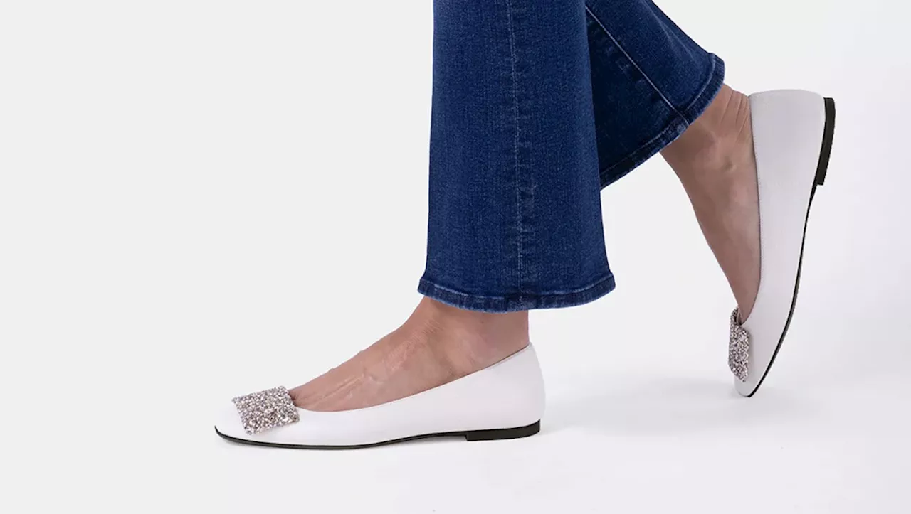 Bells & Becks Emma Ivory Flats: Italian Craftsmanship Meets Everyday Style