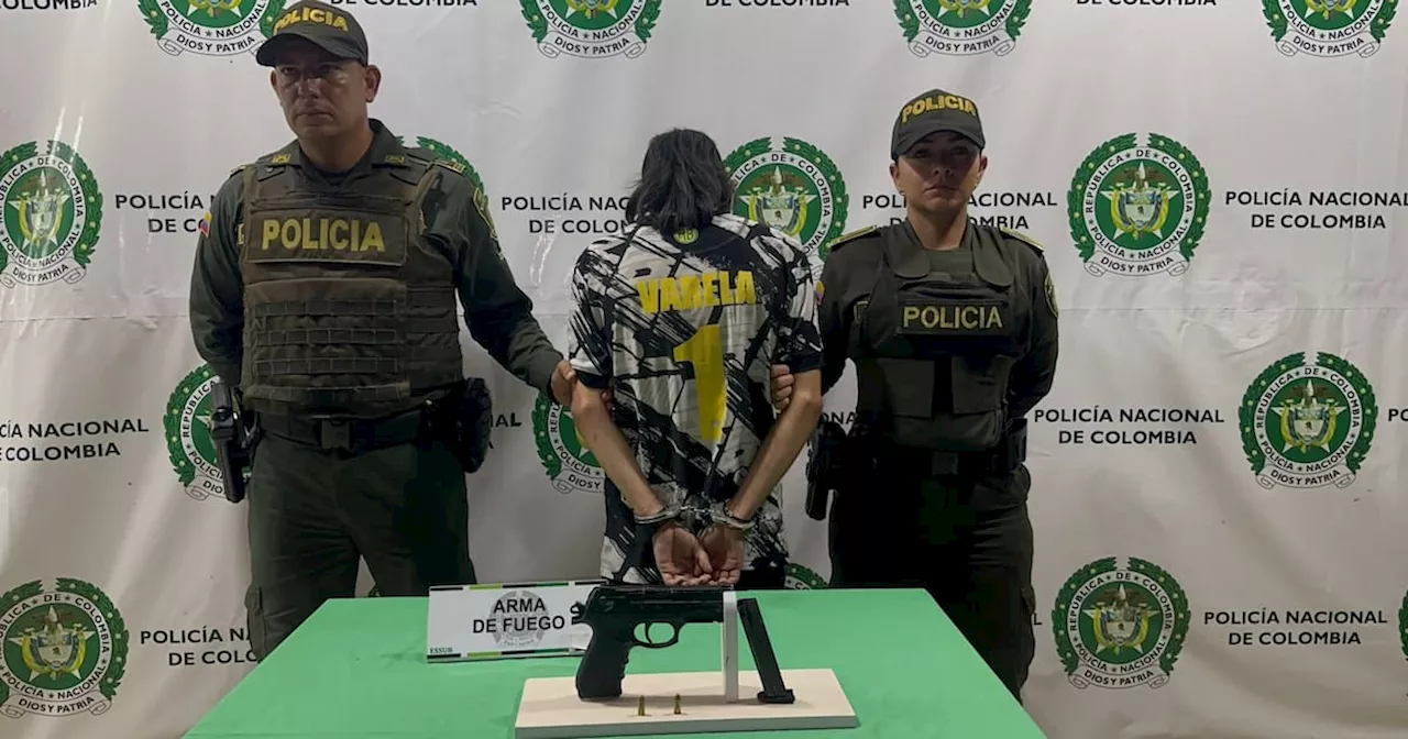 Con una pistola fue capturado un joven en el sur de Bucaramanga