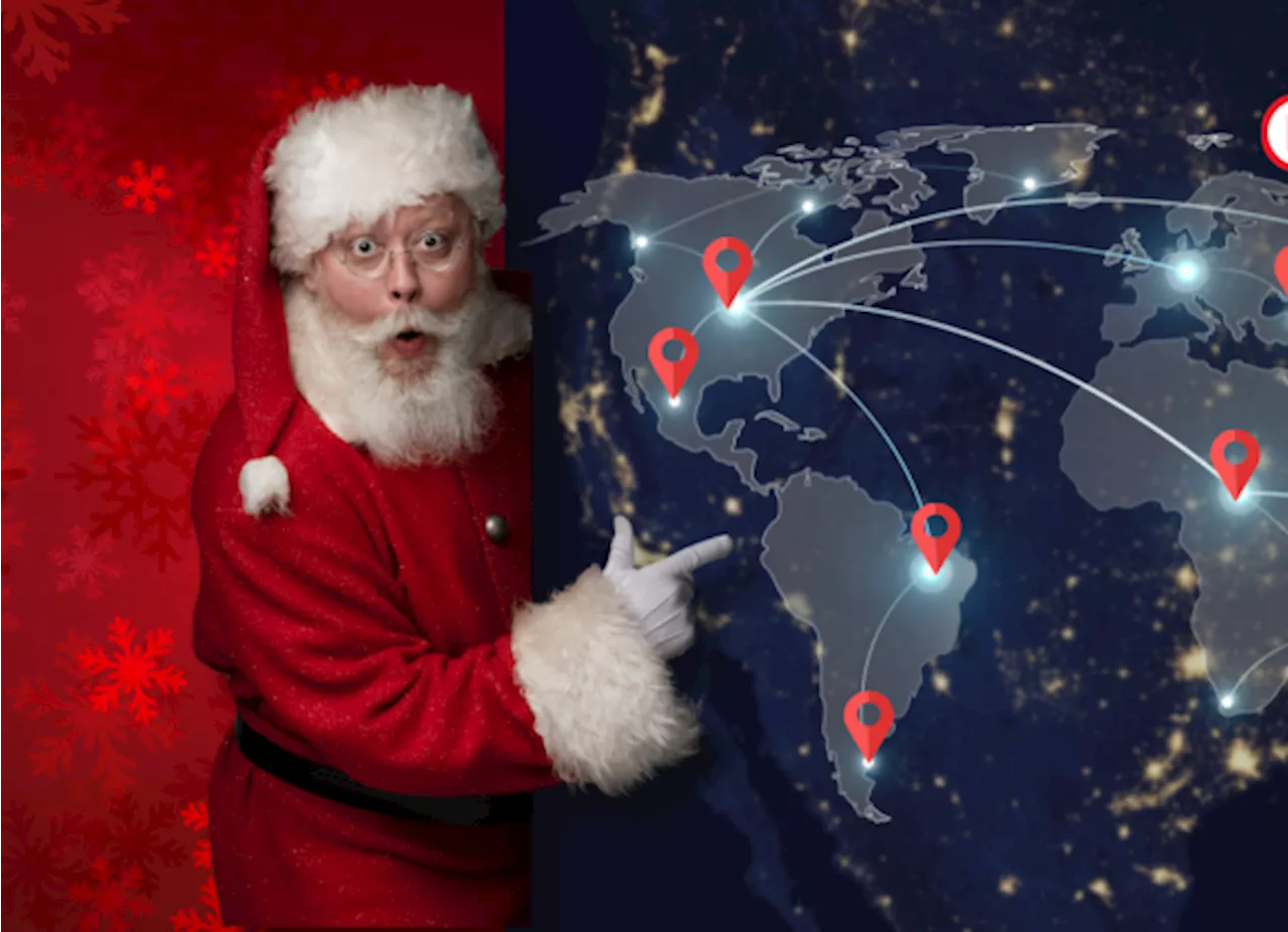 Santa Claus comienza su recorrido mundial: ¡Sigue su viaje en tiempo real!