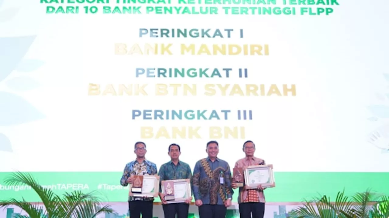 Bank Mandiri Raih Apresiasi atas Penyaluran KPR FLPP