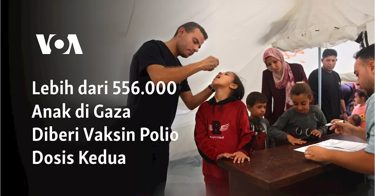 Vaksin Polio Berlanjut di Gaza