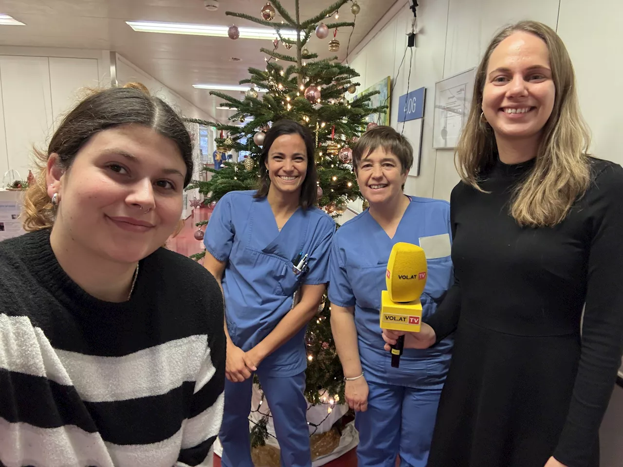 Weihnachtsarbeit im Krankenhaus Hohenems