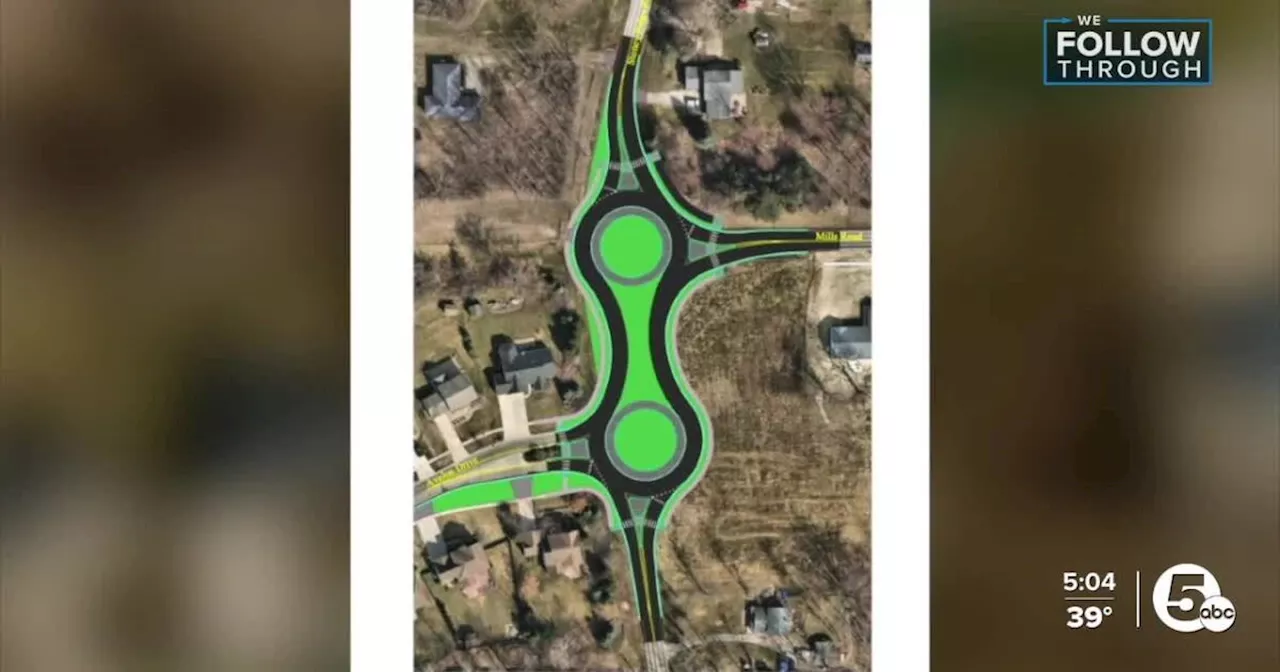 North Ridgeville's Peanut-Shaped Roundabout to Open Soon