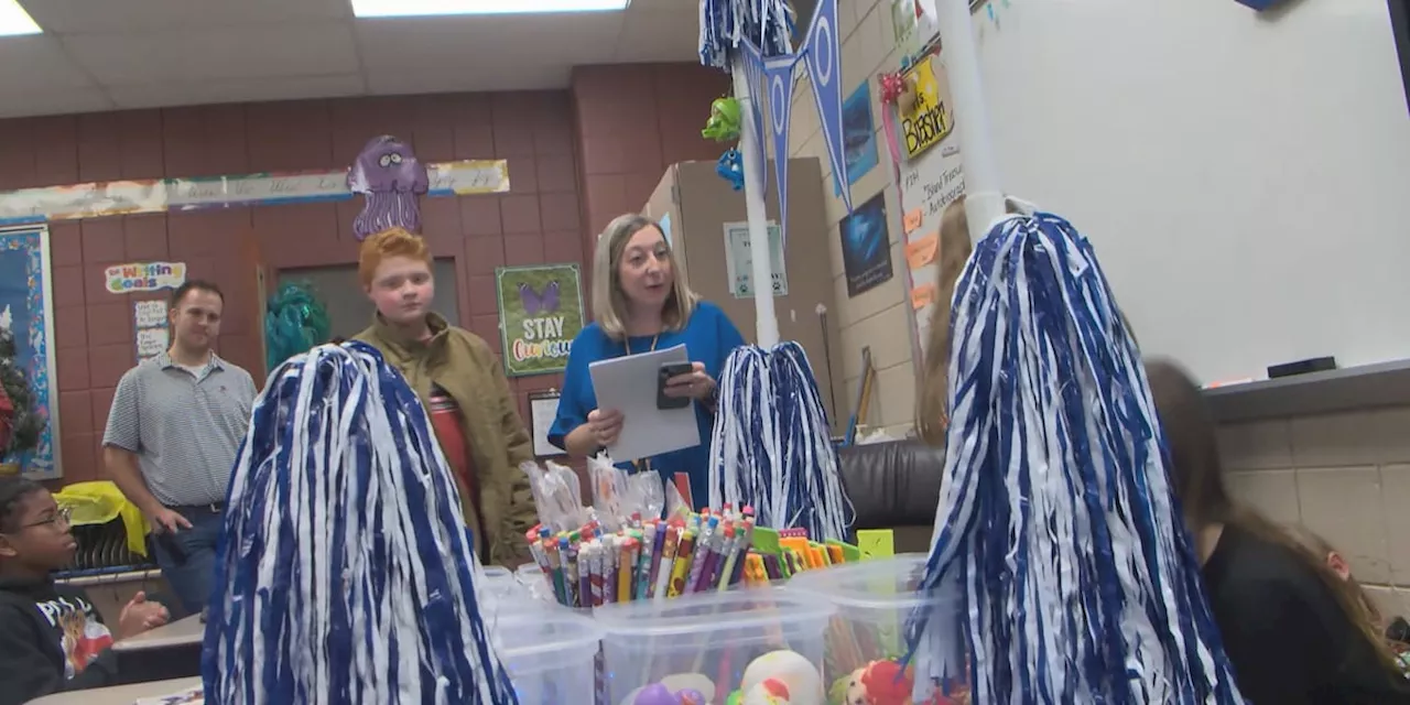 Pine Level Elementary's Woot Woot Wagon Rewards Reading Success