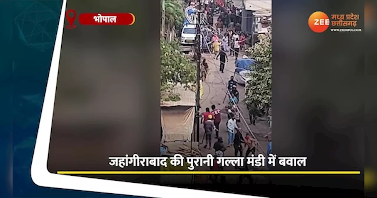 Bhopal Video: भोपाल की गल्ला मंडी में बवाल, पुरानी रंजिश ने लिया हिंसक रूप, तलवारों से हमला