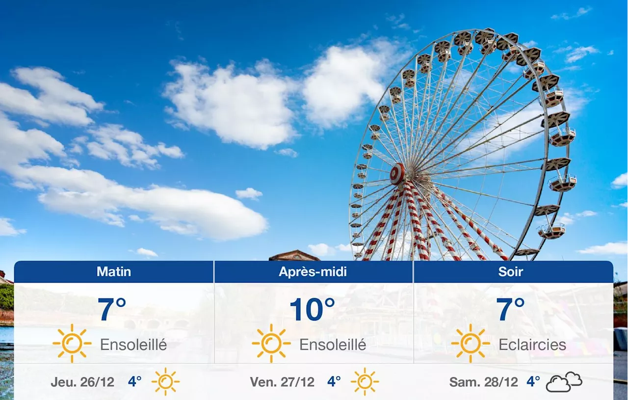 Meteo Toulouse: Soleil et douceur ce mercredi, baisse des températures jeudi