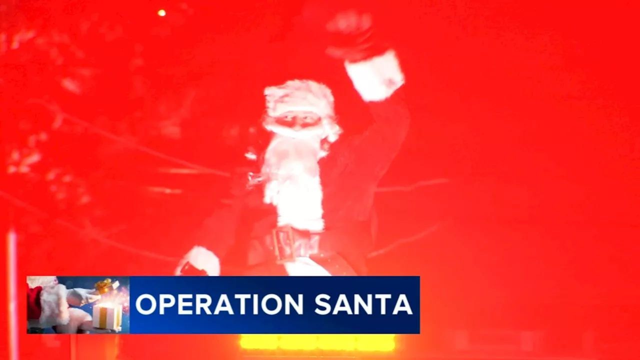 Santa Takes a Ride on a Fire Truck in Ambler and Lower Gwynedd