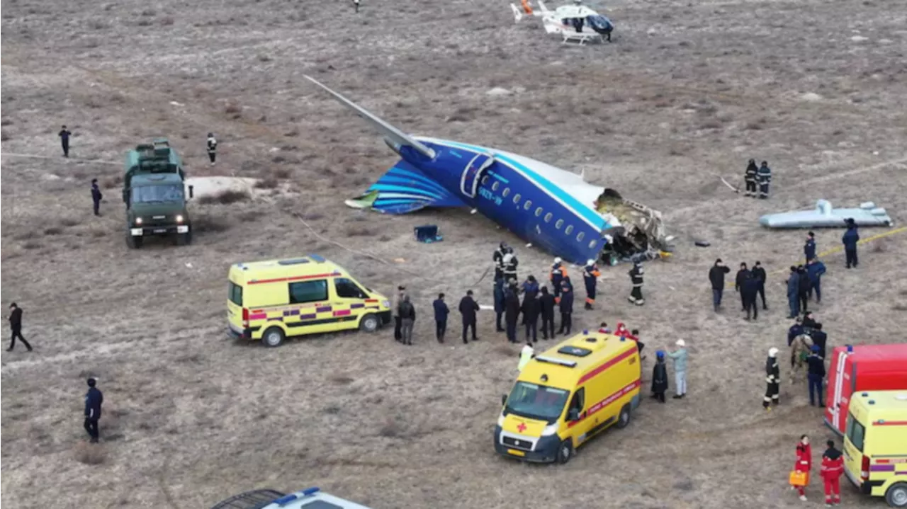 Passenger Plane Crashes in Kazakhstan, 27 Survivors