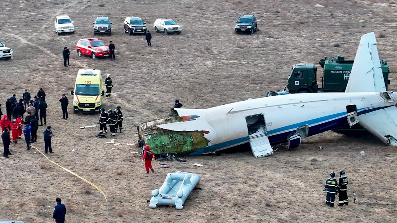 Azerbaijan Airlines Plane Crashes Near Kazakhstan Airport, Dozens Feared Dead