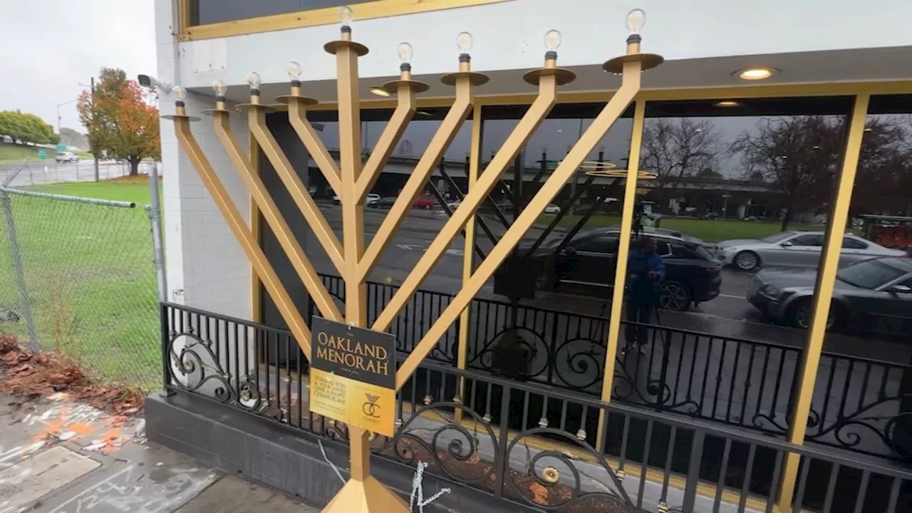 Oakland Chabad Center Rebuilds After Antisemitic Vandalism, Celebrates Hanukkah With New Menorah