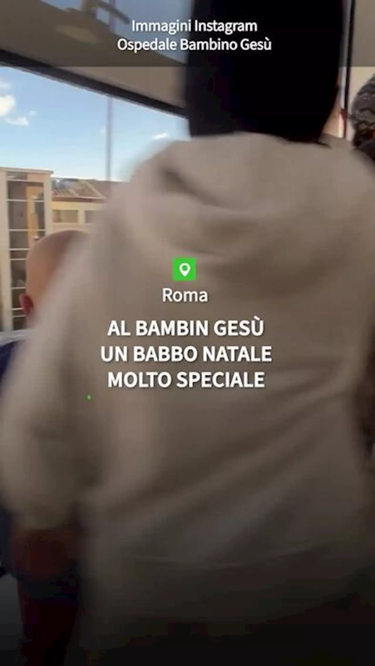 Al Bambin Gesu' un Babbo Natale molto speciale