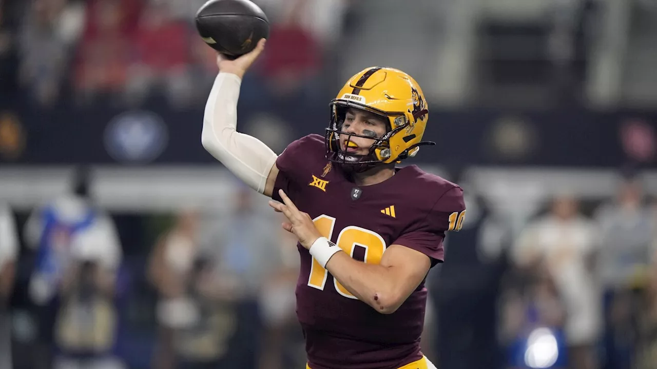 Arizona State rides quarterback Sam Leavitt's steady hand into the College Football Playoff