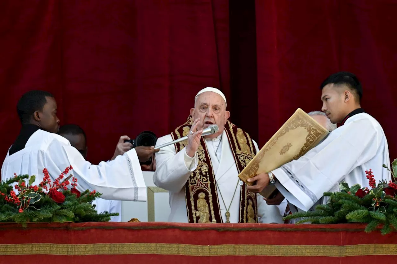 Mensaje del Papa en Navidad: que callen las armas en Ucrania y en Oriente Medio