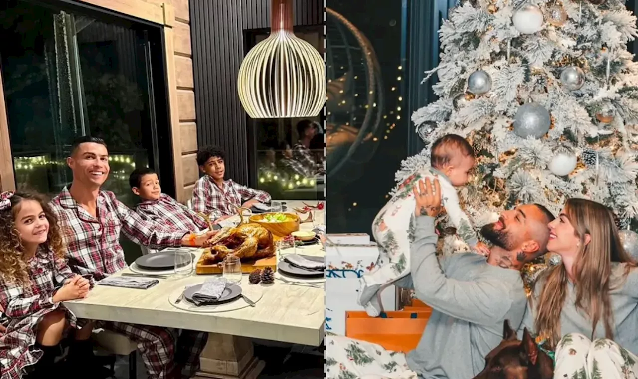 Desde Cristiano Ronaldo hasta Maluma: así celebraron los famosos la Navidad