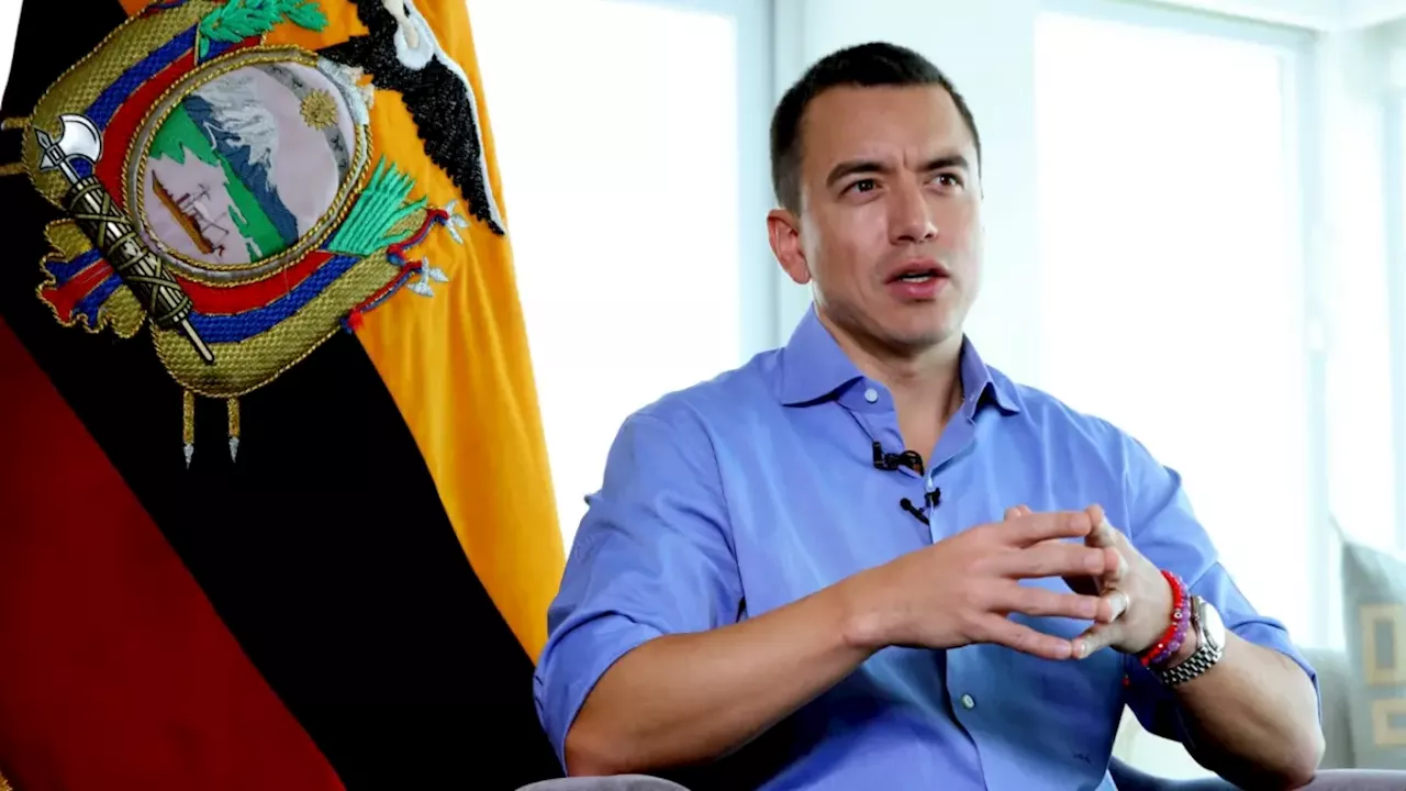 Niegan denuncia por violencia política de género contra presidente de Ecuador, Daniel Noboa